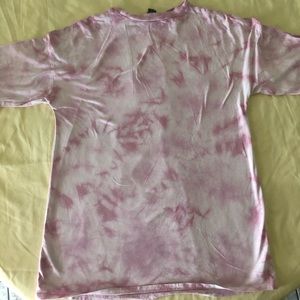 Tye dye pink cloud big t shirt